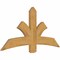 Ekena Millwork Davenport Rough Sawn Timber Gable Bracket, Western Red Cedar, 60"W x 30"H x 2"D x 6"F, 12/12 Pitch GBW060X30X0206DAV00RWR - alternate 2